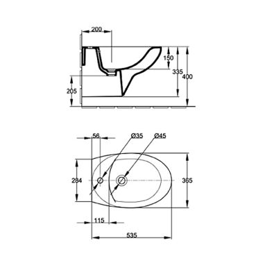JACOB DELAFON Биде подвесное Patio (E4189-00)